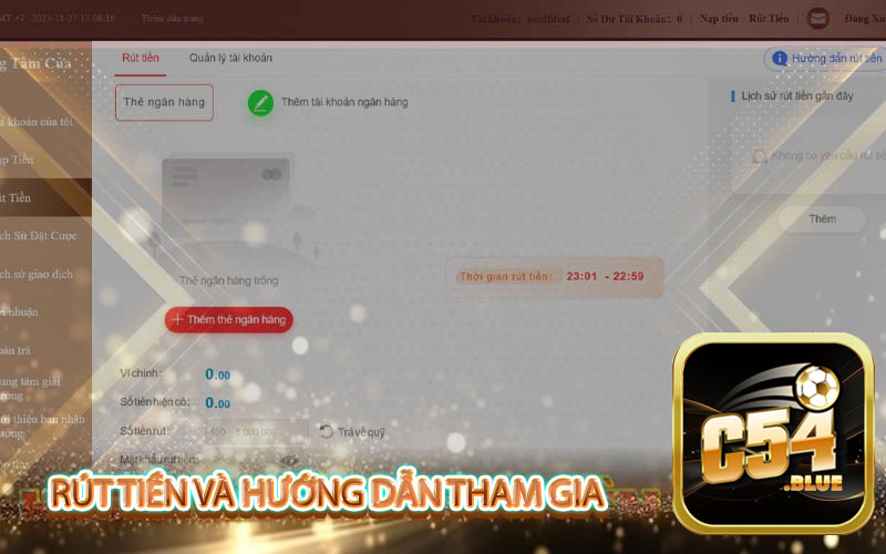 Rút Tiền Và Hướng Dẫn Tham Gia